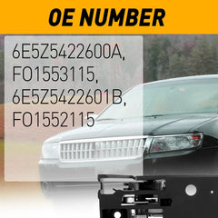 For Ford 2006-12 Fusion Rearont Inner Inside Door Handle Chrome Driver Passenger 6B93BC-57