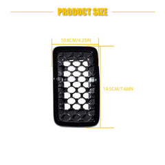 7pcs Front Grill Cover Mesh Grille Insert for 2019 2020 2021 2022 Jeep Cherokee 6B93BC-57