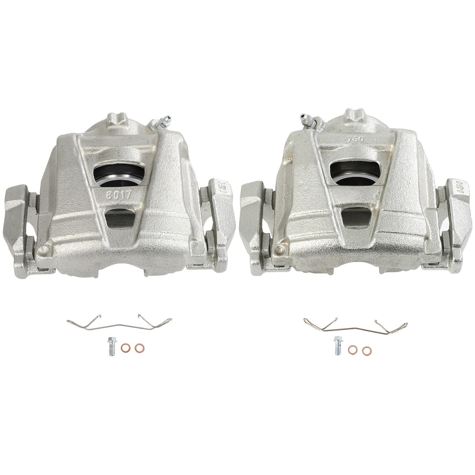 Front Brake Calipers 2Pcs For 2015-2017 2018 Audi Q3 2015-2018 Audi Q3 Quattro 6B93BC-57