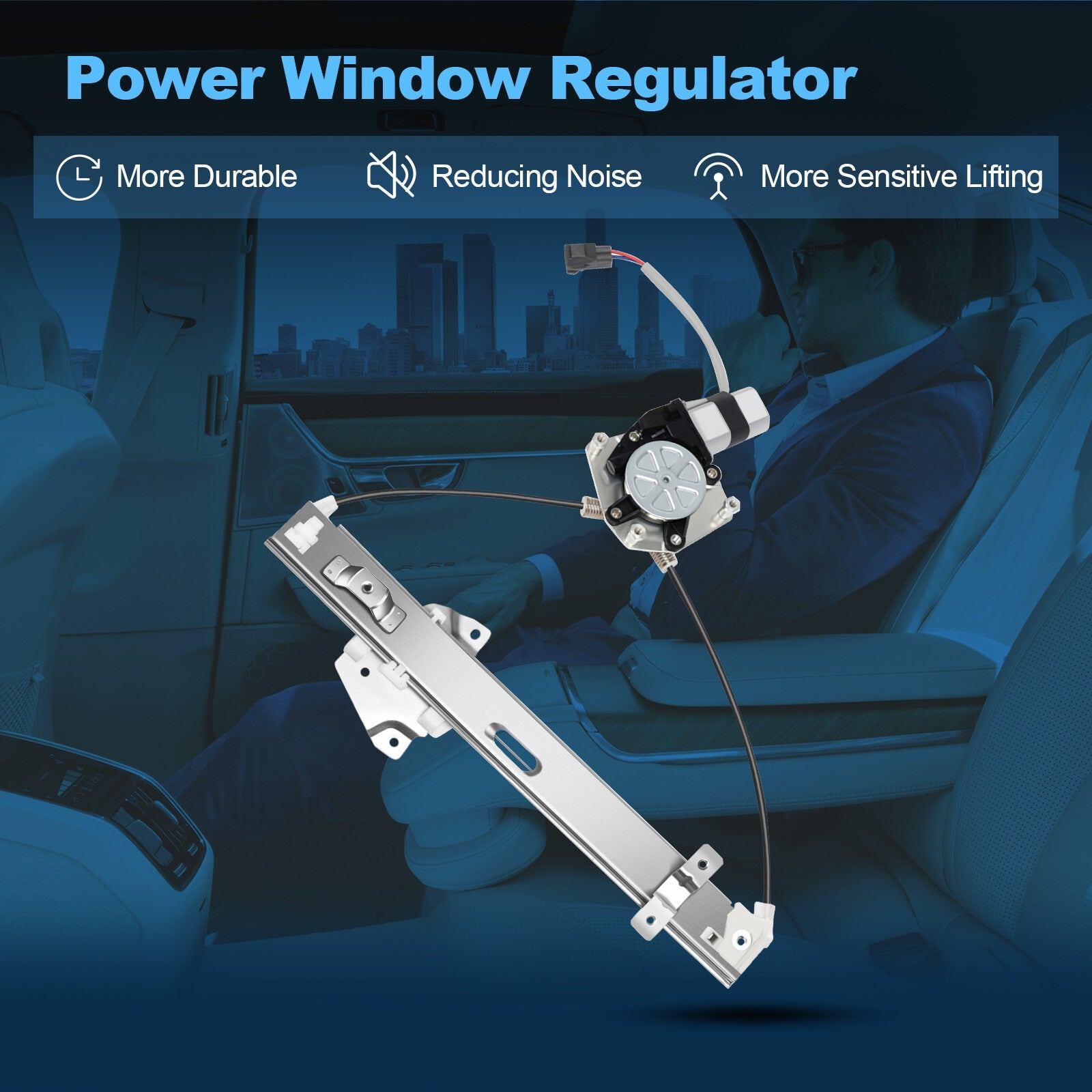 For 2004-2008 Mitsubishi Endeavor Rear Right Power Window Regulator & Motor 6B93BC-57