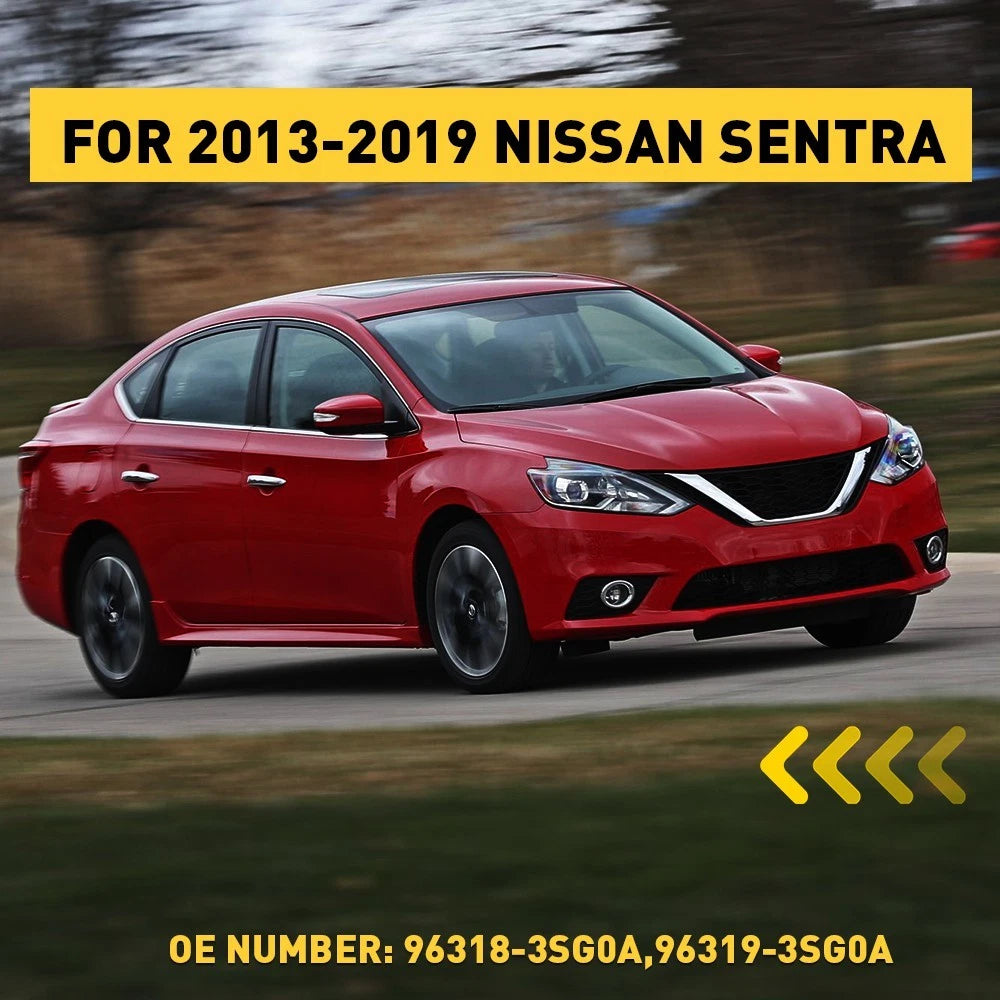 Left Right Side Mirror Corner Triangle Molding Fender For Nissan Sentra 2013-19 6B93BC-57