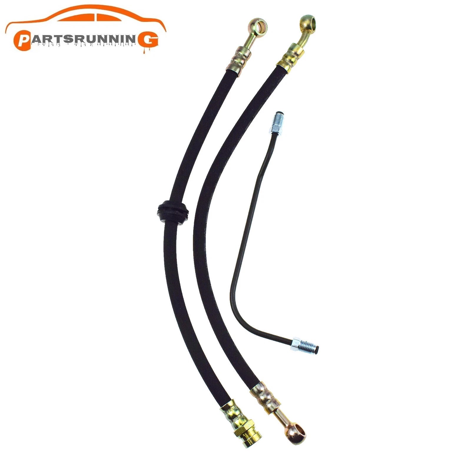 Upper Lower Brake Hose Kit W/ Pipe For Honda CB350/360/400F/450K/500/550/750 6B93BC-57