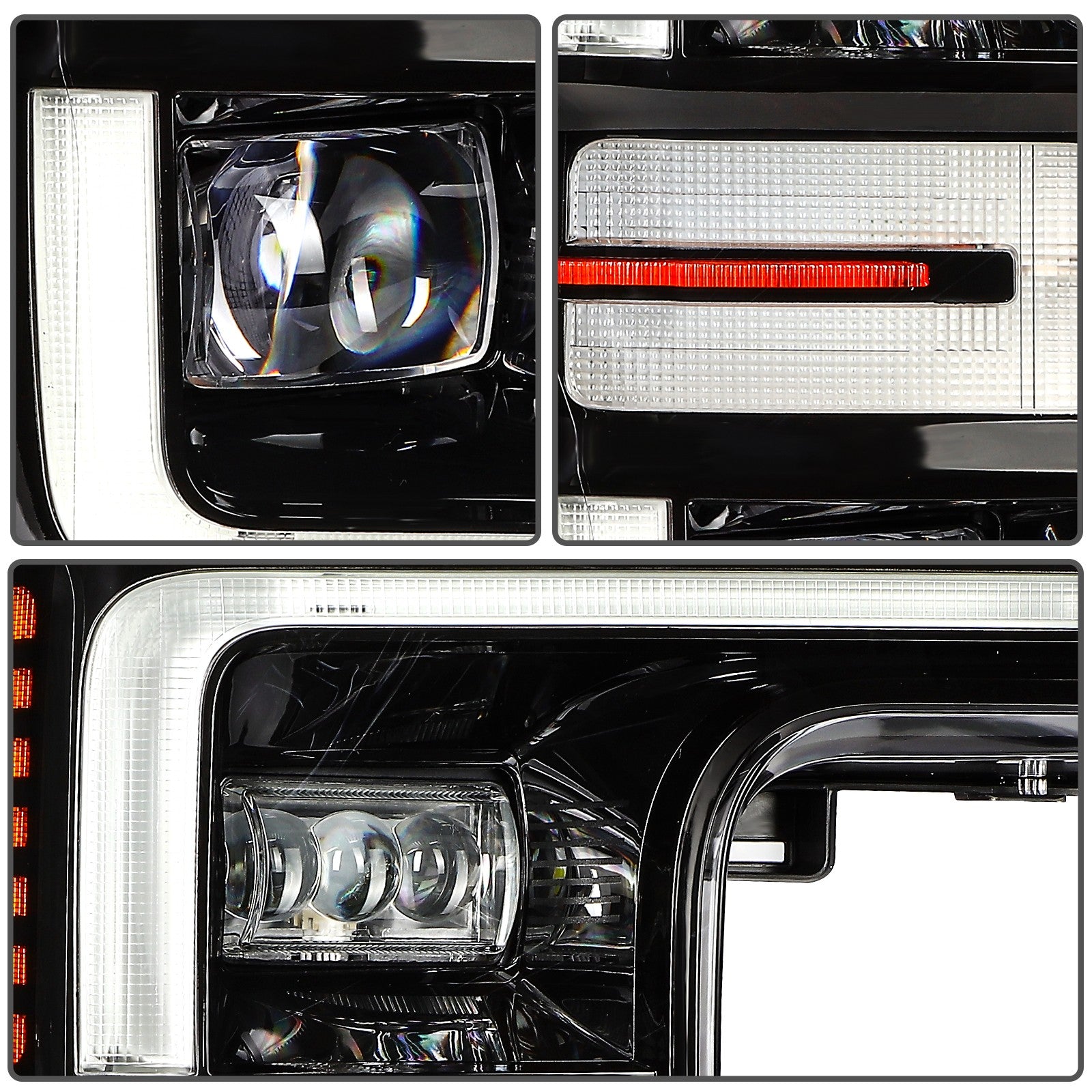 ECCPP LED Headlight For Ford F-250 F-350 Super Duty 2020-2022 Right Side 6B93BC-57