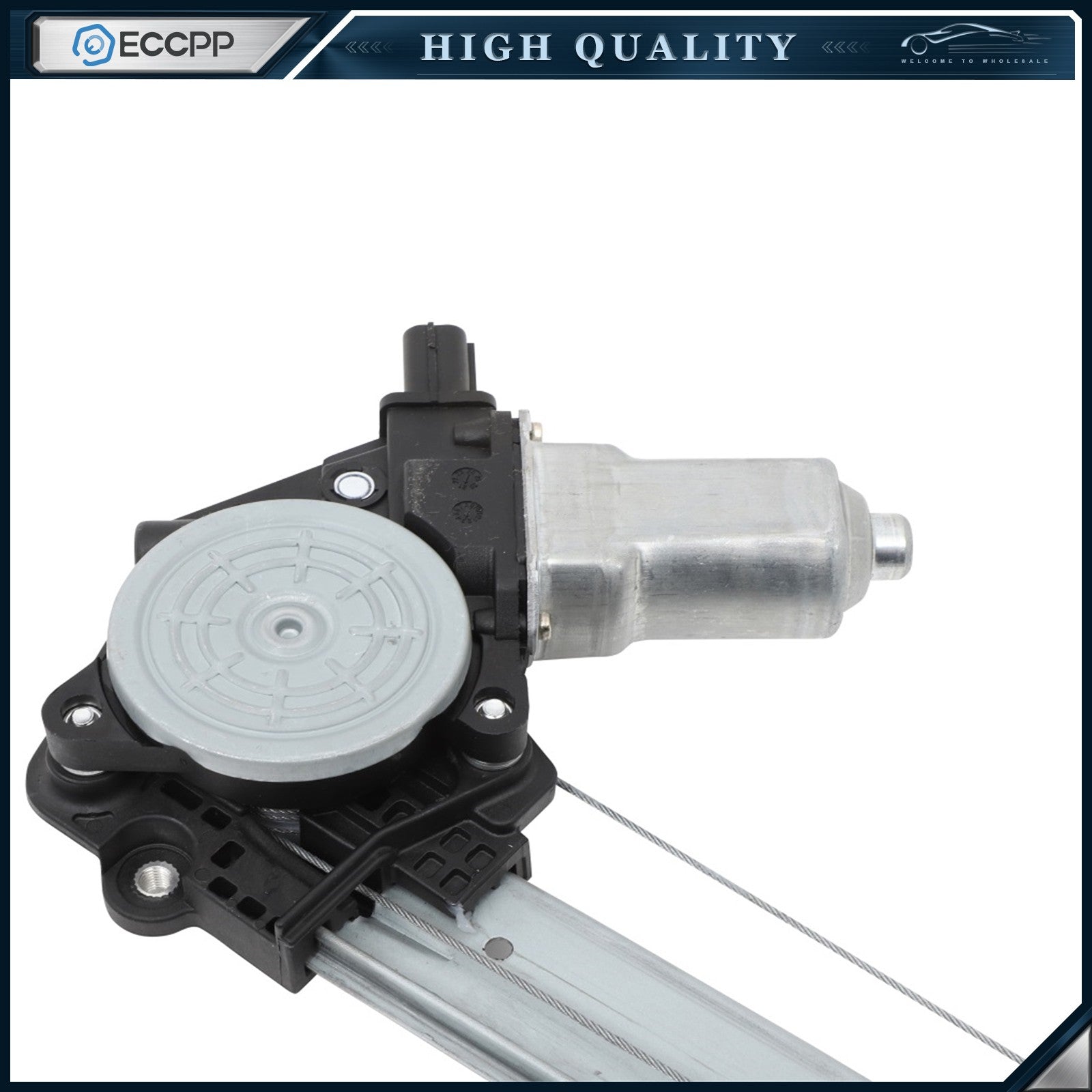 For 2007-2011 Honda CR-V Front Driver Left LH Power Window Regulator with Motor 6B93BC-57