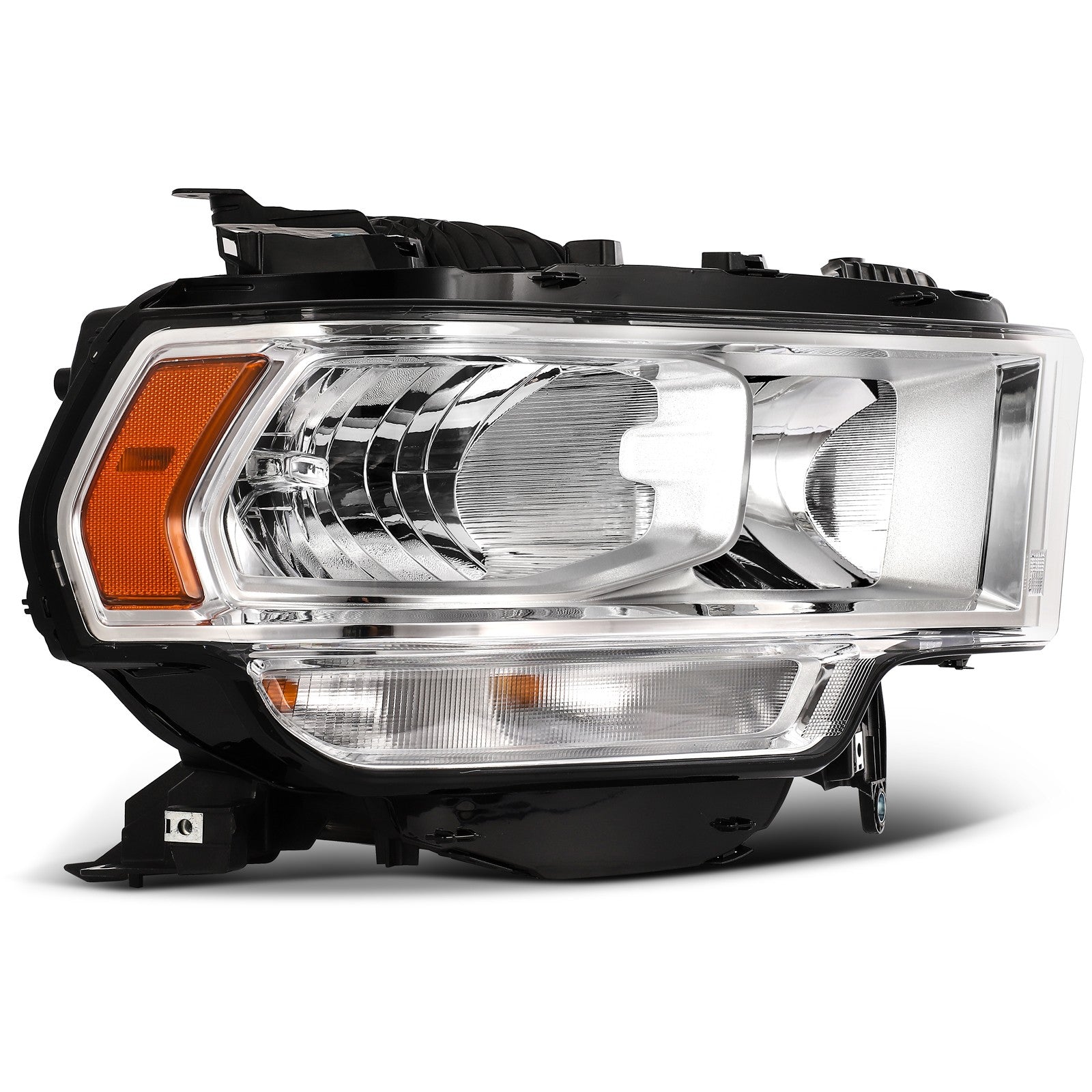 Right Side Chrome Headlights Assembly For 2500 3500 5.7L 6.4L 6.7L 2019-2024 Ram 6B93BC-57