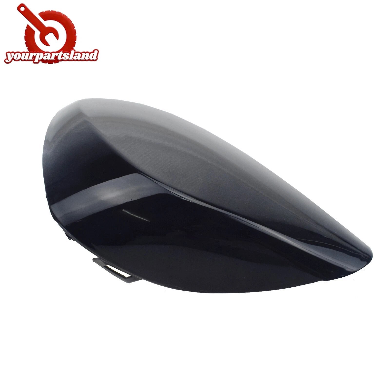 Left Driver Glossy Pure Black Side View Mirror Cover for HYUNDAI Elantra 2011-16 6B93BC-57