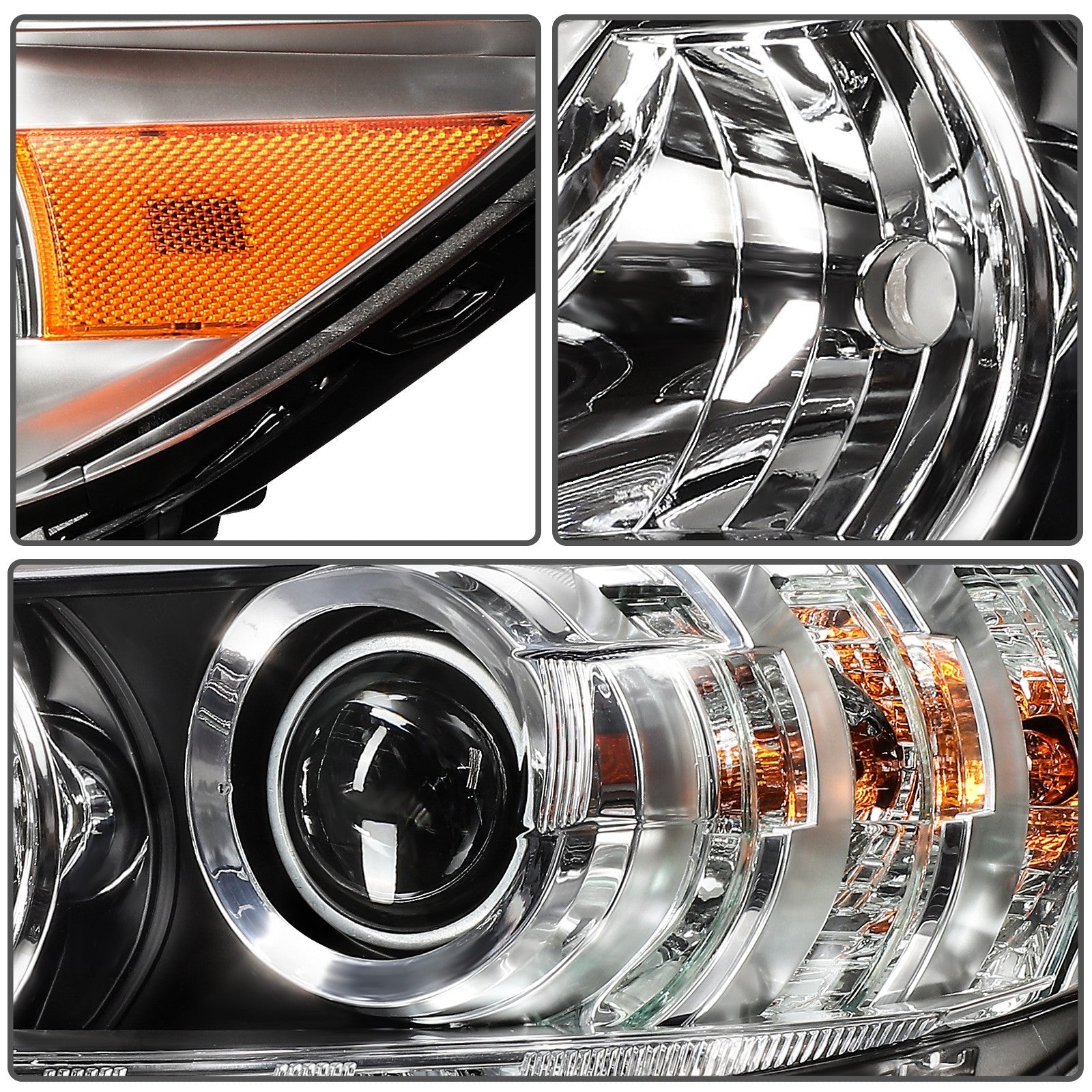 For 2015-13 Lexus ES350 ES300h Base Sedan 4-Door Left+Right Headlights Assembly 6B93BC-57