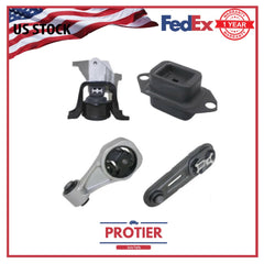 Motor & Torque Strut & Trans Mount 4PCS Set Fit 2013 Nissan Sentra 1.8L for Auto 6B93BC-57