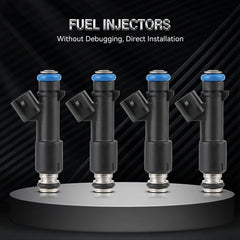 For 2008 2009 2010 Pontiac G5 2008 Chevrolet Cobalt 2.2L 4pcs Fuel Injectors 6B93BC-57