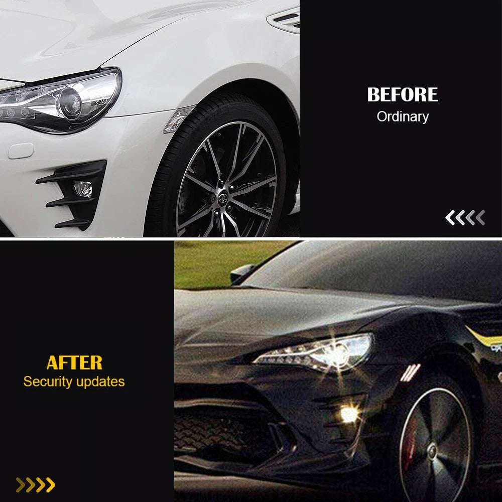 For 2017-2020 Toyota 86 Smoked White LED Side Marker Light Turn Signal Lamp EOA 6B93BC-57