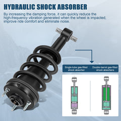 Fits 2007-2013 Chevy Silverado GMC Sierra 1500 Complete Struts w/ Coil Springs 6B93BC-57