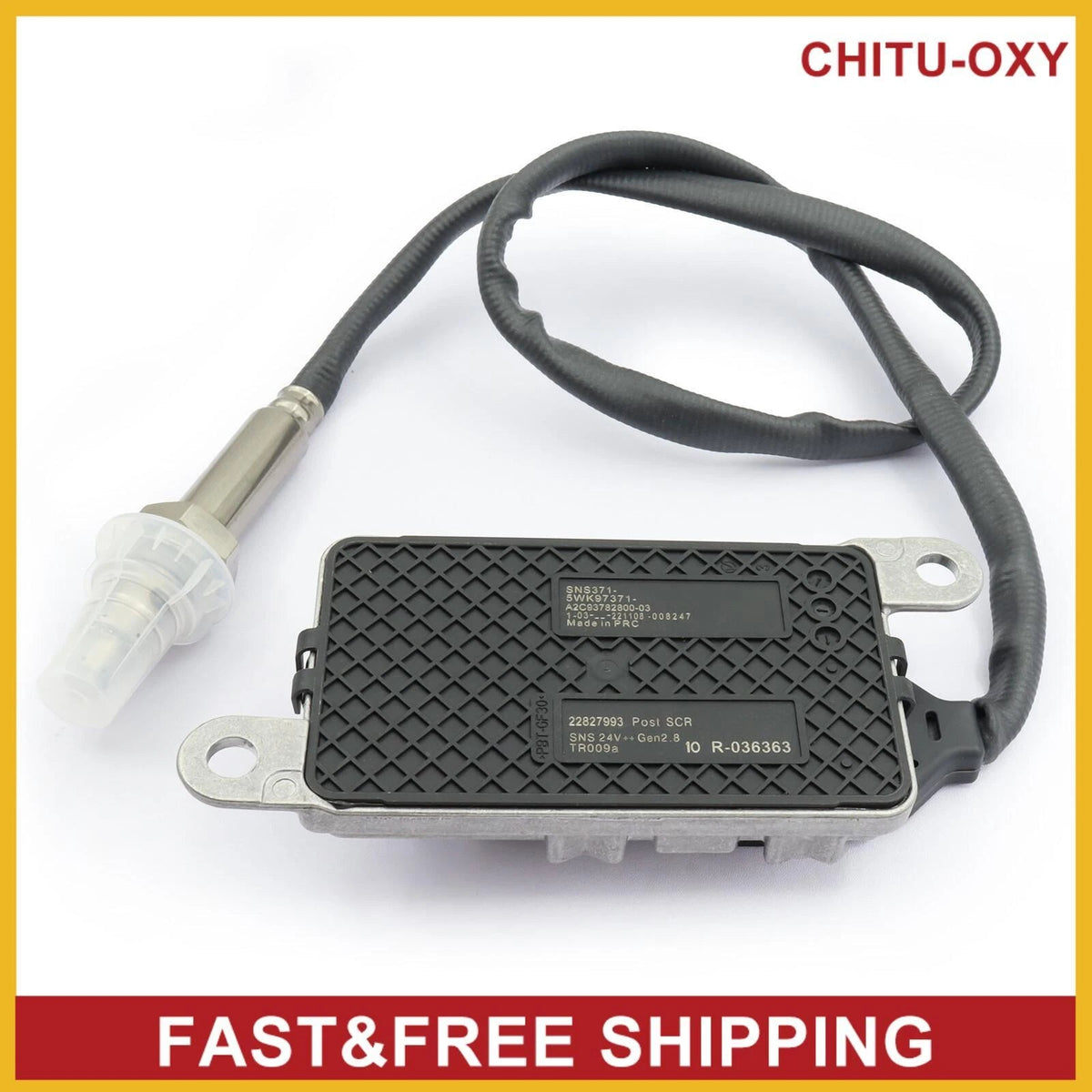 5WK97371Car 24V Nitrogen Nox Oxygen Sensor For Volvo Truck A2C93782800 22827993 6B93BC-57