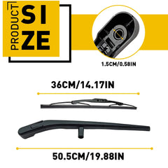 Rear Windshield Wiper Arm Blade Fits For JEEP LIBERTY 2008 2009 2010 2011 2012 6B93BC-57