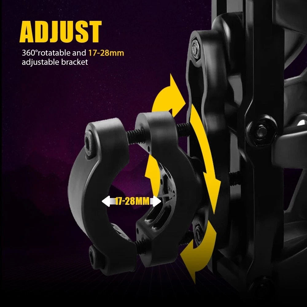 Motorcycle Cup Holder Drink Holder Water Bottle Holder Universal For ATV Bike EA 6B93BC-57
