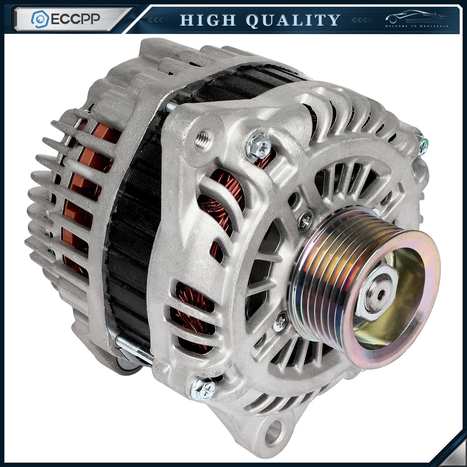 ECCPP Alternator for Infiniti G35 2007 2008 3.5L,G37 2008-2010 3.7L A003TJ1991 6B93BC-57