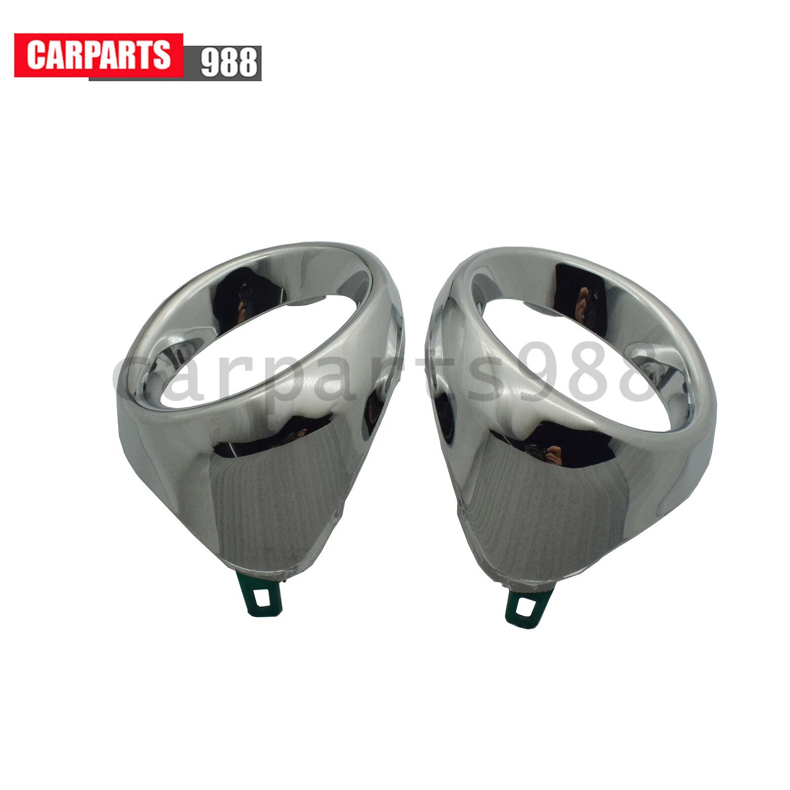Chrome Front Bumper Fog Light Trim Left Right For 2013-2015 Lexus ES300h ES350 6B93BC-57