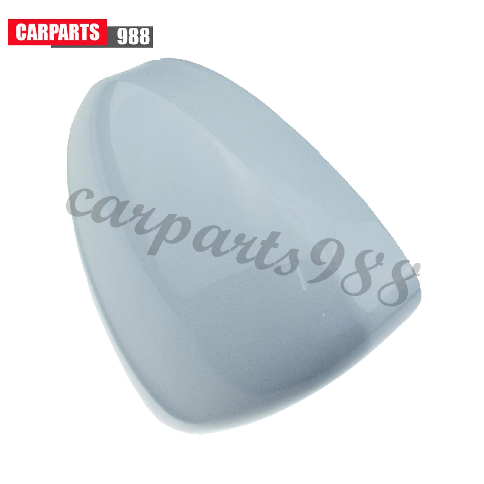 Left Side Rear View Mirror Cover White For Volkswagen Tiguan 2018 2019 2020-2022 6B93BC-57