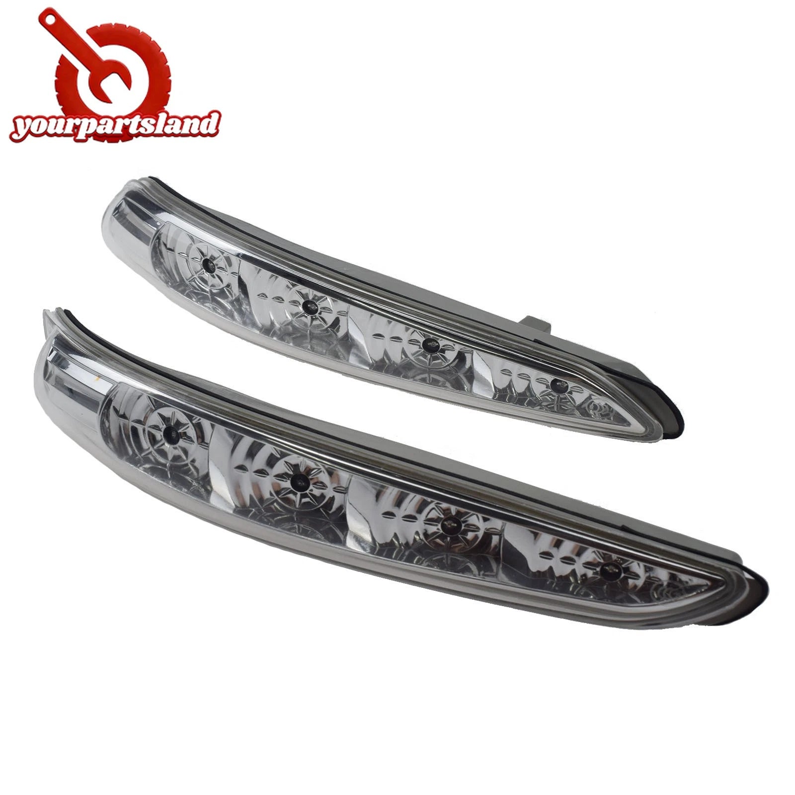 Pair Left Right Turn Signal Mirror Light For Hyundai Sonata 2010-2015 876144Q000 6B93BC-57