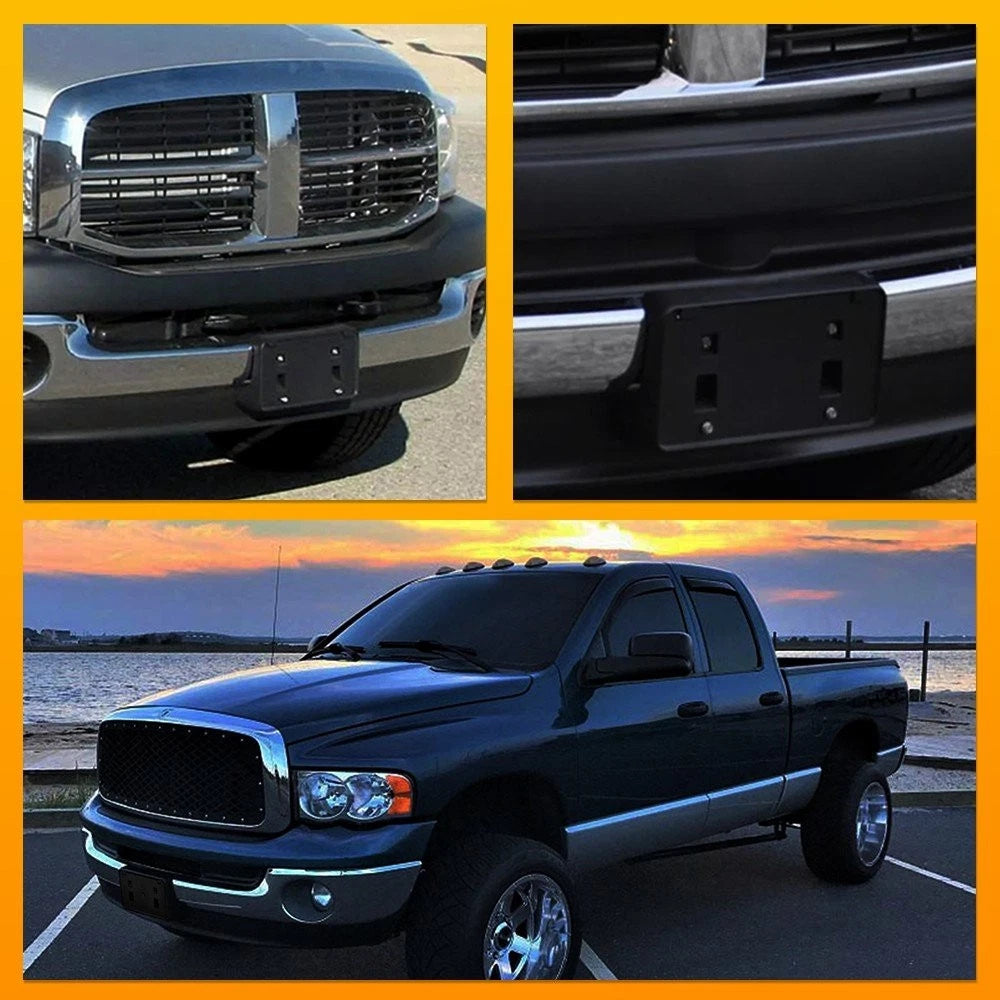 For 2004-2008 Dodge Ram 1500 2500 3500 Front License Plate Tag Holder Bracket EA 6B93BC-57