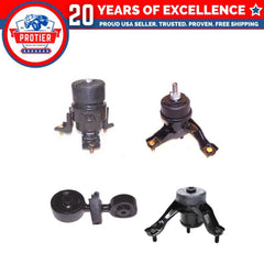 Fits 2007 2008 2009 Toyota Camry 2.4L L4 AUTO Engine Motor&Trans Mount Set 4pcs 6B93BC-57