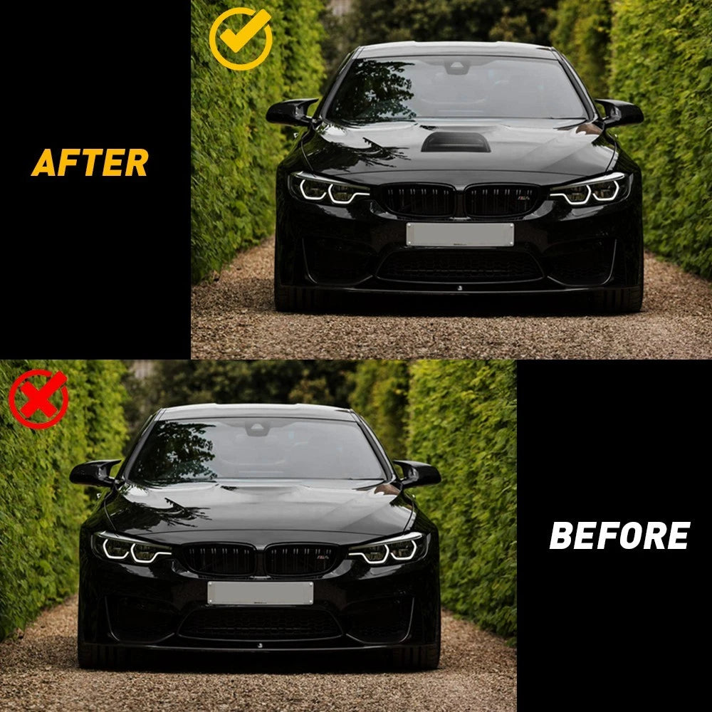 Universal Car Decorative Air Flow Intake Hood Vent Scoop Bonnet Sticker Cover EA 6B93BC-57