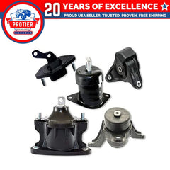 Fits 2008-2012 Honda Accord /2009-2013 Acura TSX 2.4L AUTO Motor&Trans Mount 5pc 6B93BC-57