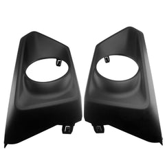 A Pair of Front Bumper Bezels Fog Light Covers Trim For 2019-2022 Nissan Altima