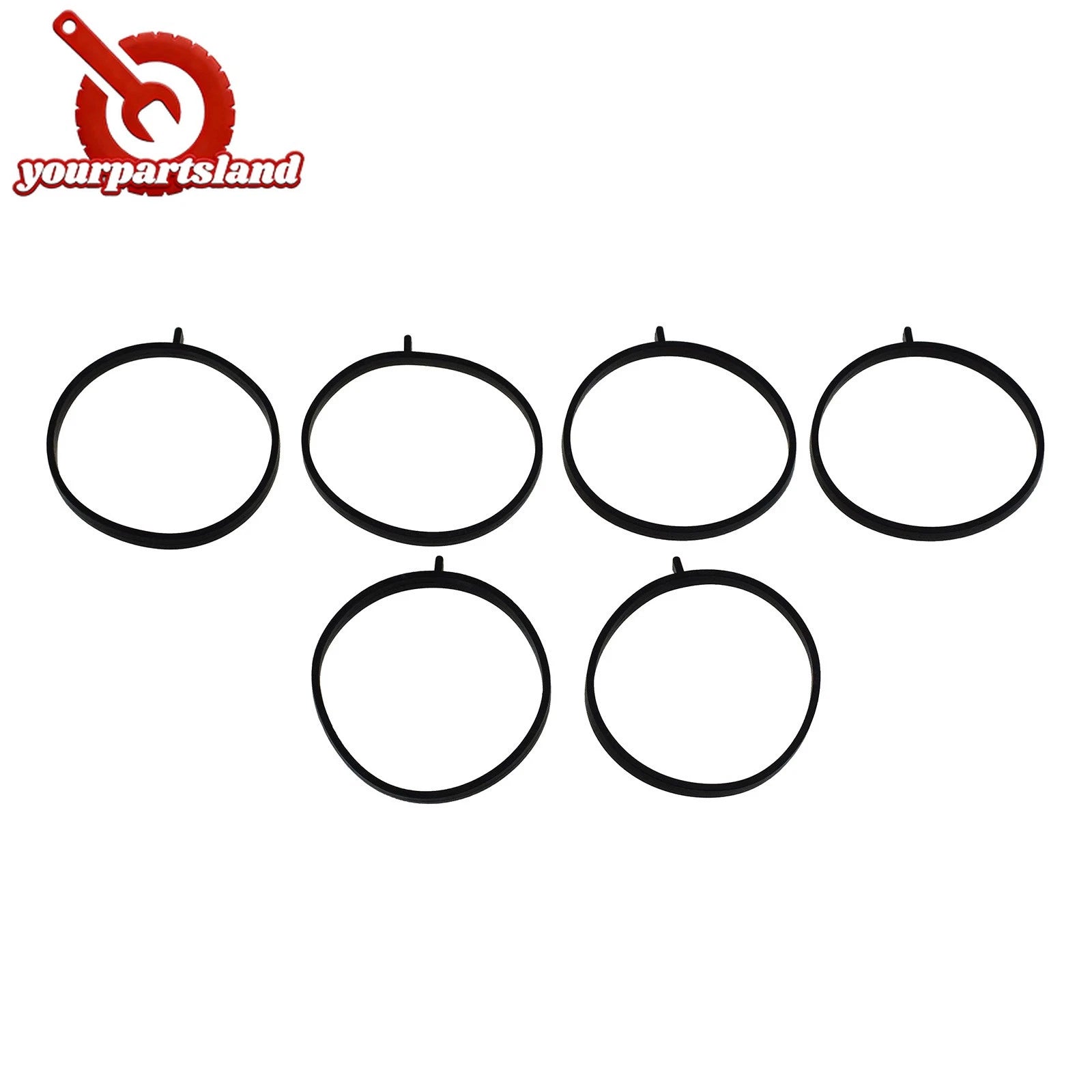 6PC Engine Intake Manifold Gasket For Porsche Cayenne 92A Macan 95B Panamera 970 6B93BC-57