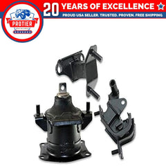 Fits 2003-2007 Honda Accord 3.0L MANUAL Rear Motor & FR & RR Trans Mount 3pcs : 6B93BC-57