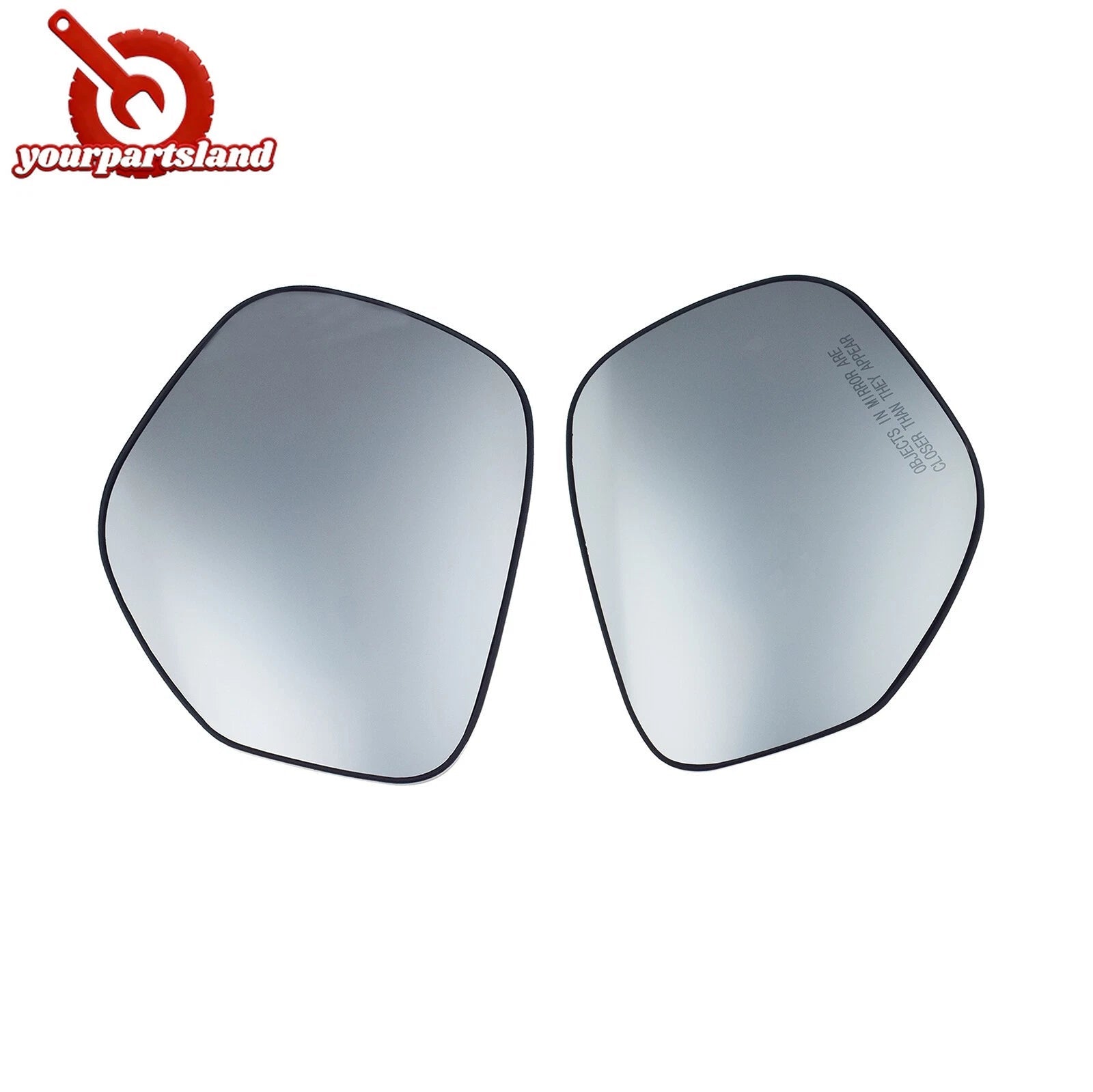 Heated Mirror Glass w/ Backing Plate for Mitsubishi Outlander 10-13 Left Right 6B93BC-57