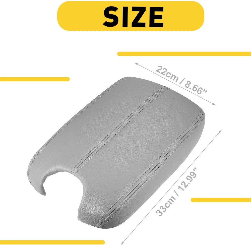 Center Console Armrest Lid Cover Gray for Leather 08-12 Honda Accord EOA 6B93BC-57