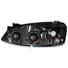 Pair Kit Headlights Assembly For 2005-2010 Pontiac G6 2.4L 3.5L Black Amber KOEEP