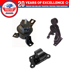 Motor & Trans Mount 3PCS Set Fit 03-06 Mitsubishi Outlander 2.4L 2WD Auto Trans 6B93BC-57