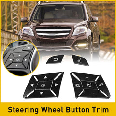 Steering Wheel Button Trim Decor for Mercedes Benz GLA ML GL GLK GLE GLS 2012-16 6B93BC-57