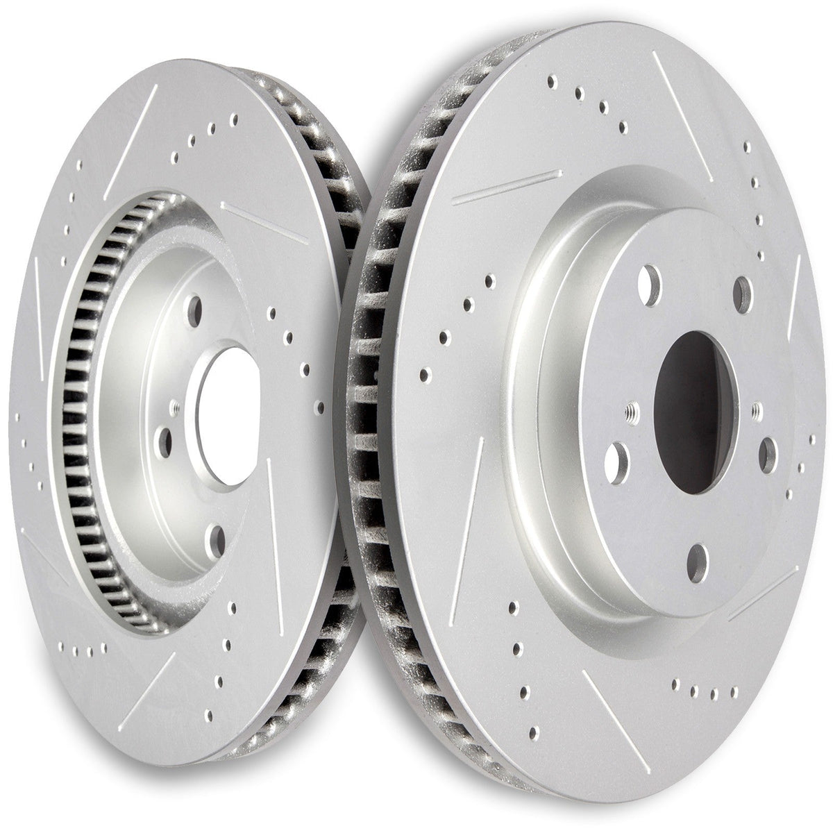 Front Drilled Slotted Brake Disc Rotors for Toyota Rav4 Lexus ES350 Pontiac Vibe 6B93BC-57