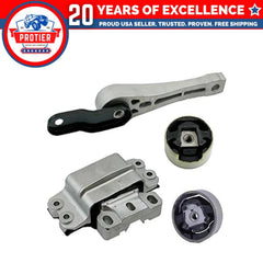Fits 2010-2014 Volkswagen Golf 2.5L MANUAL Motor & Trans Mount Set 4pcs : 6B93BC-57