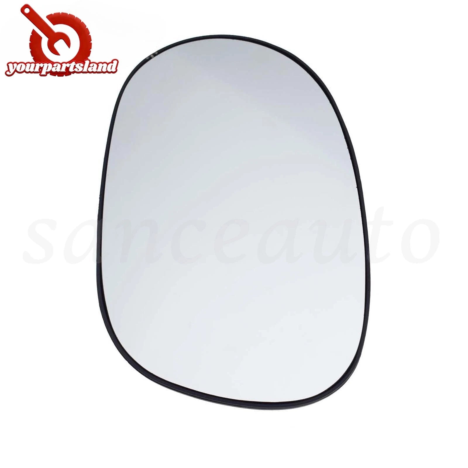 Left Heated Mirror Glass Rearview Mirror Lens for Dodge Challenger 2008-2022 6B93BC-57