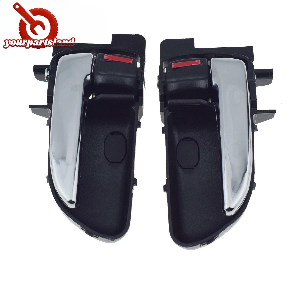 Left Right Inside Door Handle Shiny Chrome 2PCS For Subaru Forester 2003-2008 6B93BC-57
