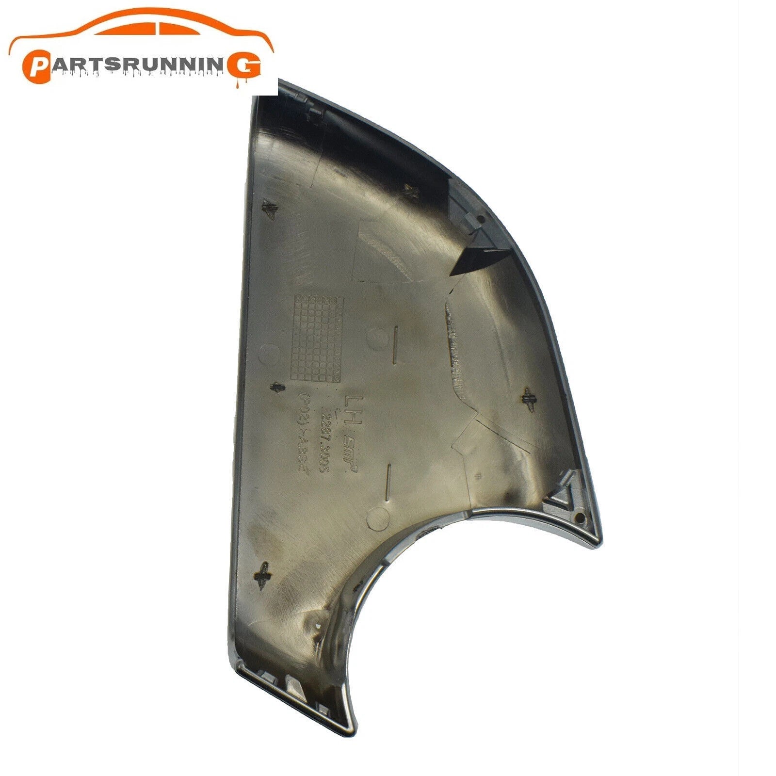 2287.3005 Chrome Left Rearview Mirror Lower Holder Cover for Tesla Model 3 17-21 6B93BC-57