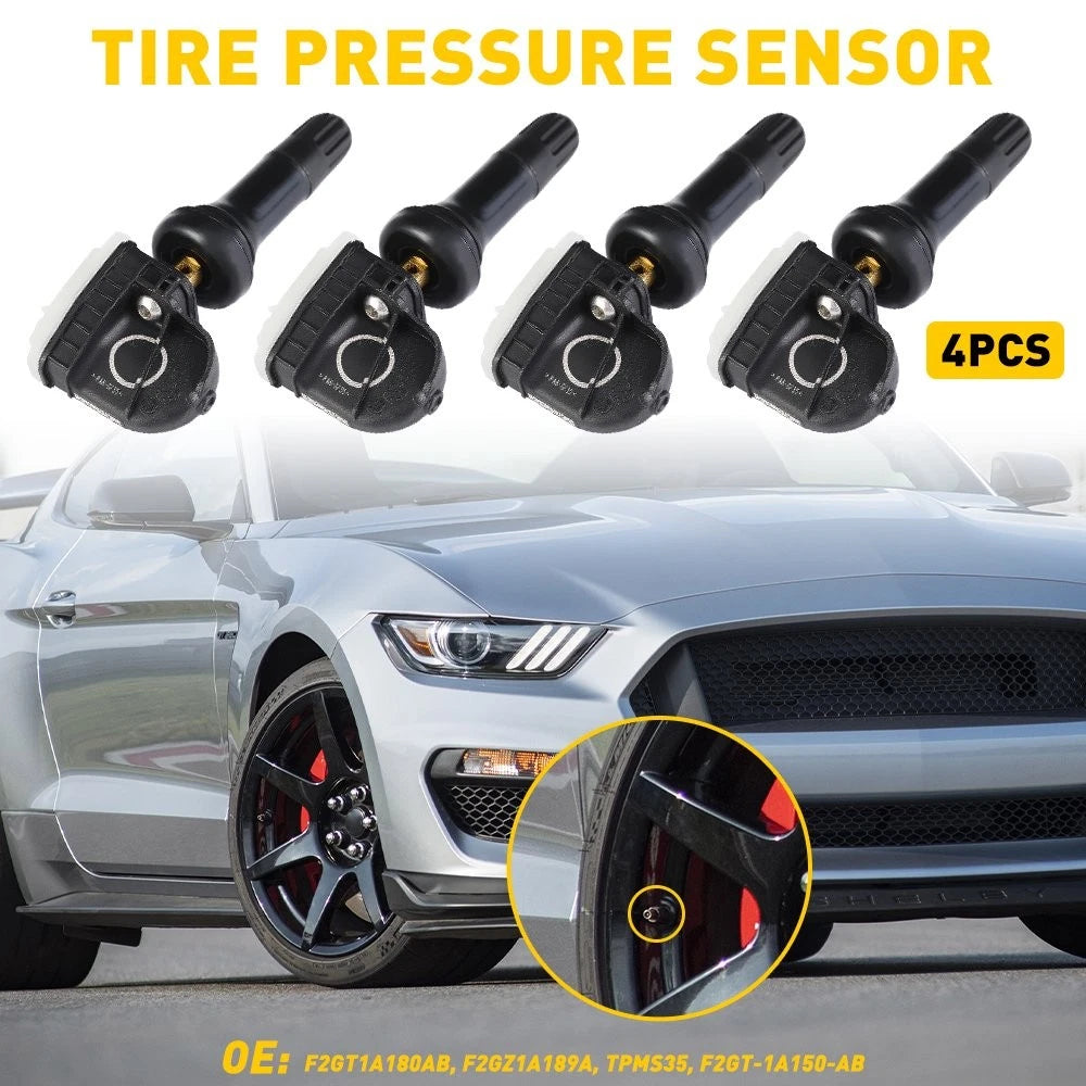 F2GZ-1A189-A 4 Tire Pressure for Sensors 15-21 Fordsport F-150 Mustang Edge 6B93BC-57