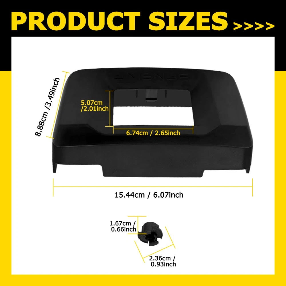 For Honda Accord 2018-2020 Distance Sensor Milliwave Radar Cover Base+3 Clips EA 6B93BC-57