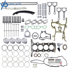 Engine Pistons Overhaul Rebuild Kit 25195032 For Buick Encore 1.4L 2013-15 2016 6B93BC-57
