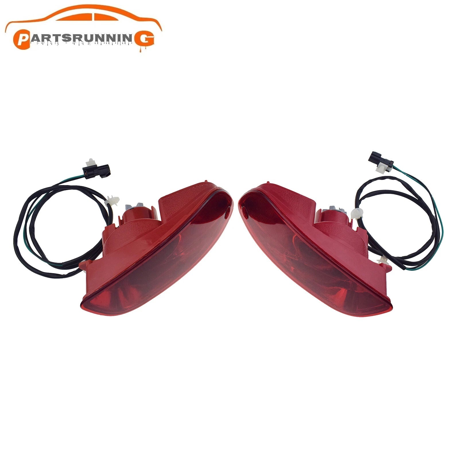 Pair Rear Bumper Reflector Lamp Left Right For Hyundai Santa Fe (CM) 2007-2009 6B93BC-57