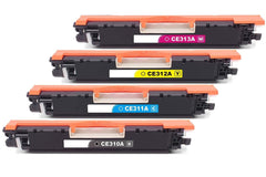4PK BK/C/M/Y Toner For HP 126 CE310A - CE313A Color Laser Pro M175 M275 CP1025nw 6B93BC-57