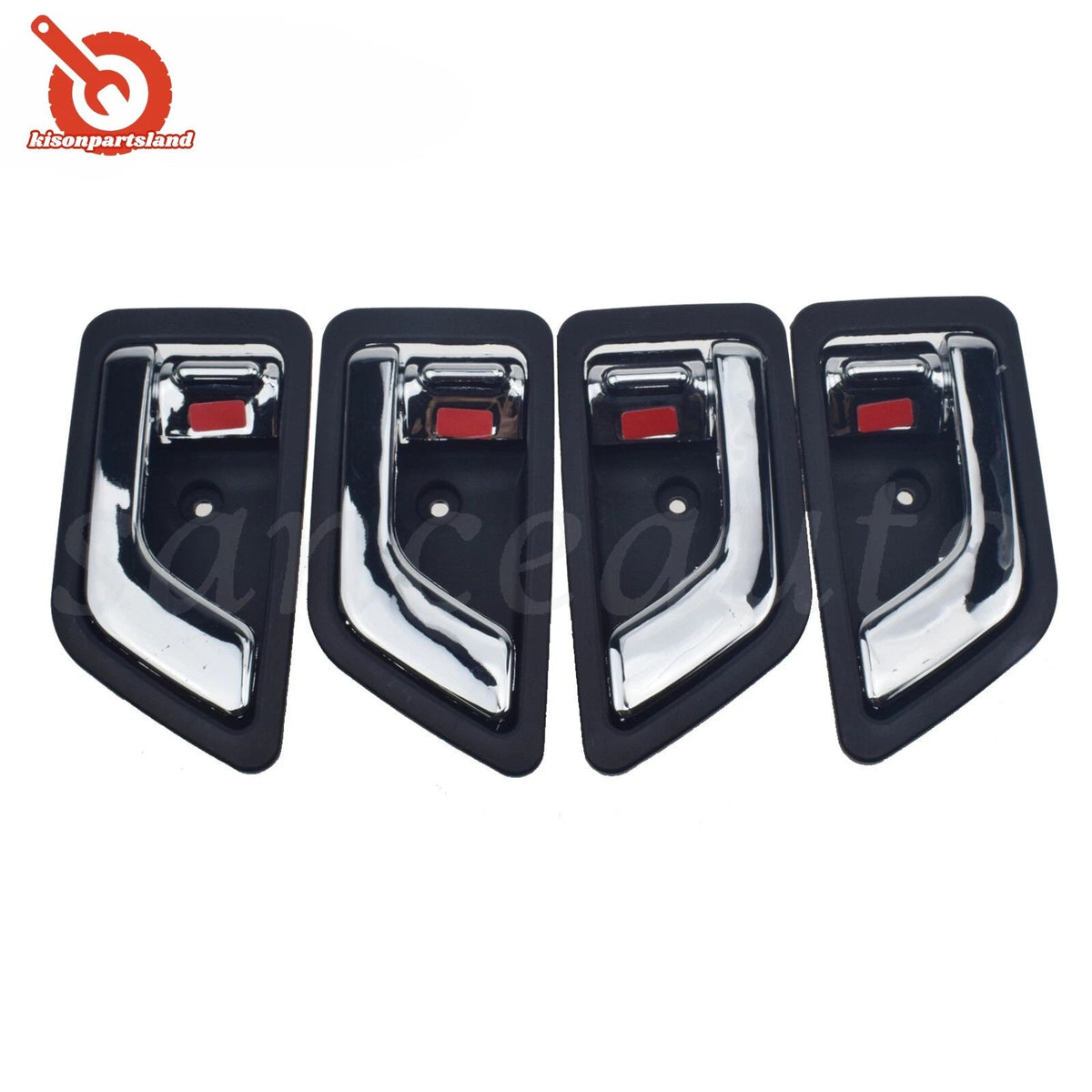 Set 4PCS Chrome Inside Door Handles Left Right for Hyundai Getz/Click/TB 2002-09 6B93BC-57
