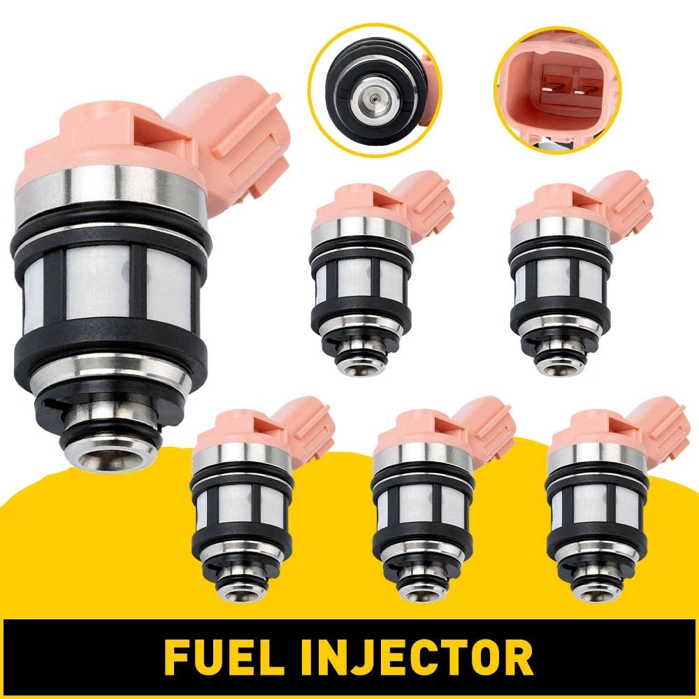 6Pcs/set Fuel Injectors for Nissan 1996-2004 Frontier Pathfinder Xterra USA 3.3L 6B93BC-57
