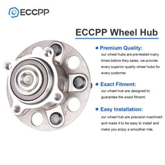 2Pcs Wheel Hub Bearings Assembly Rear FWD For 2009-2014 Acura TL Base Sedan 3.5L 6B93BC-57