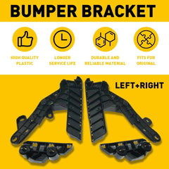 For 13-15 Nissan Altima Sedan Front Bumper Cover Support Mounting Kit Bracket 4X 6B93BC-57
