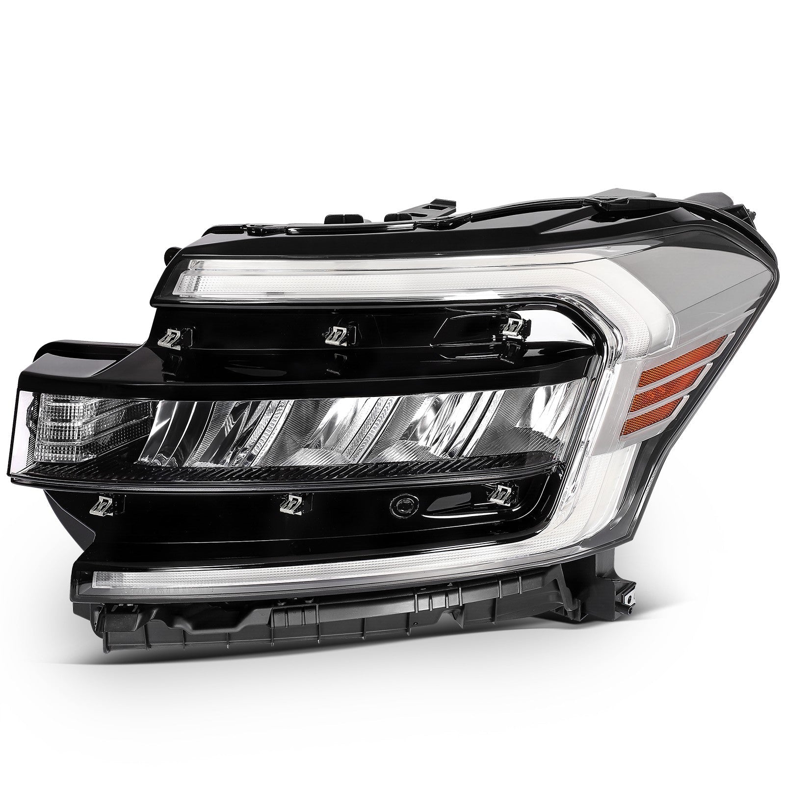Left Side LED Chrome Headlight Assembly For Ford Expedition 3.5L 2022 2023 2024 6B93BC-57