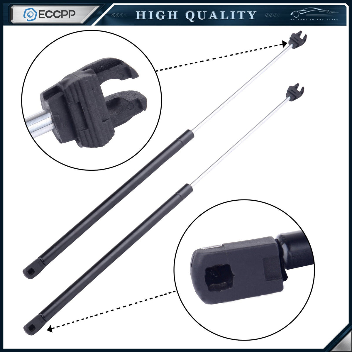 2x Front Hood Lift Supports For Chrysler 300M & Dodge Intrepid 1999-2004 4257 6B93BC-57